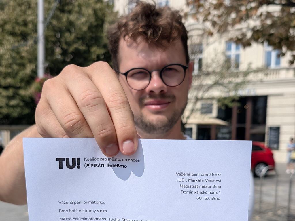 Otevřený dopis primátorce a vedení města Brna k mimořádnému suchu
